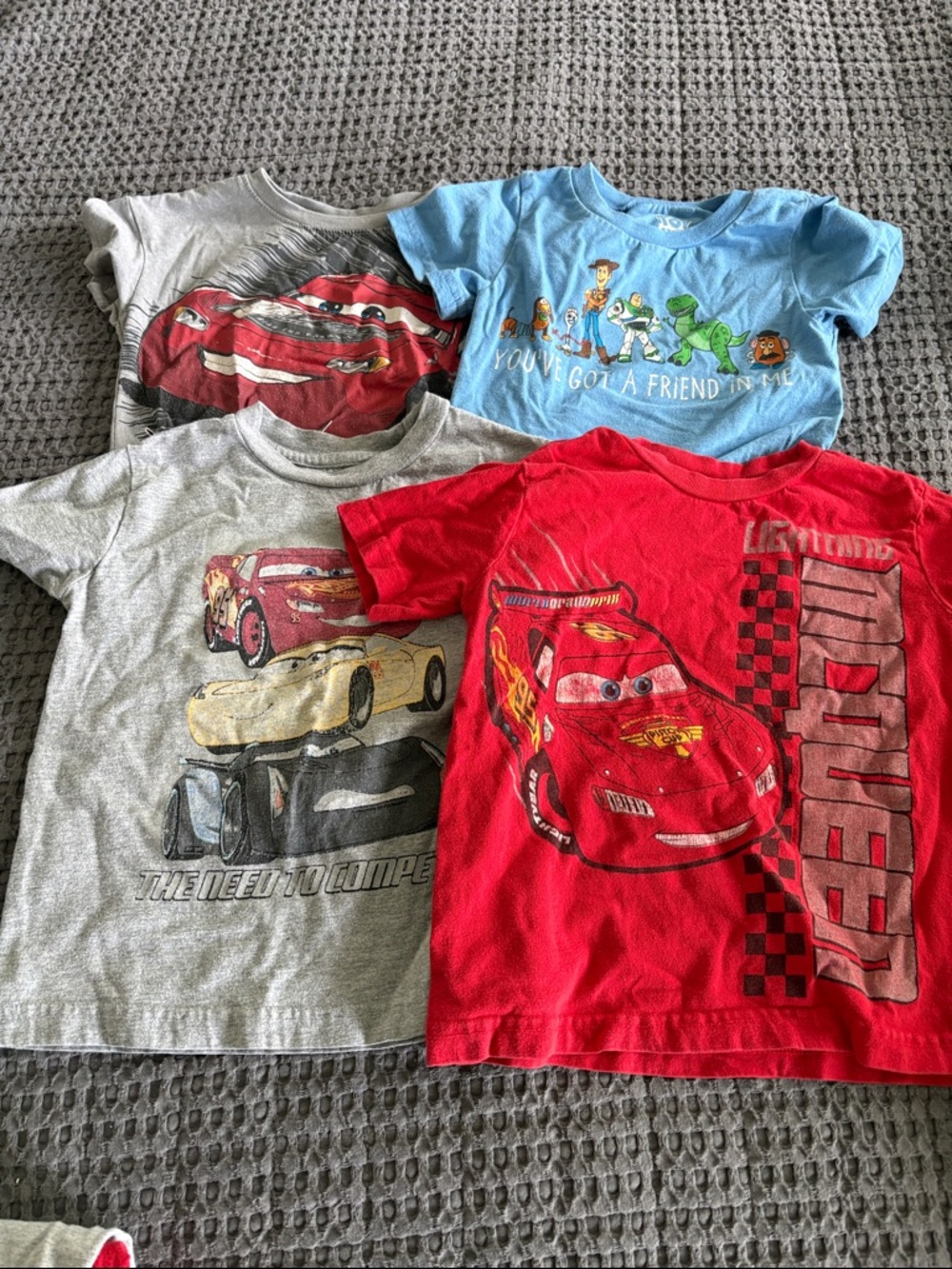 Cars Red Lightning McQueen Kids T-Shirt